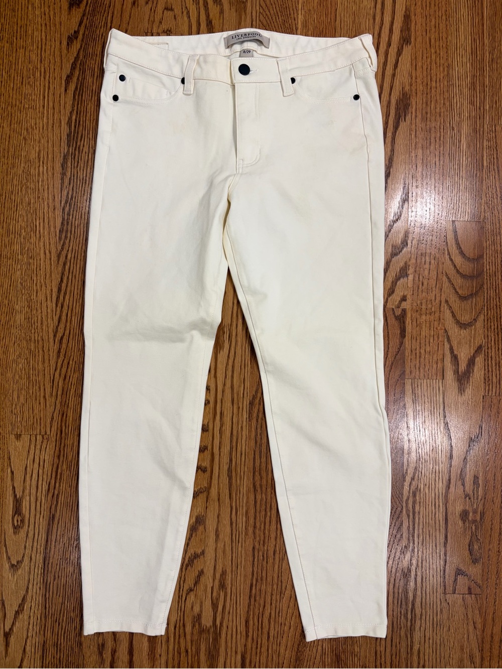 Liverpool White Whisper Stretchy Skinny Pants (8/29)